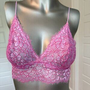 Cosabella Pret A Porter Bralette Bra with shimmer pink size M Medium